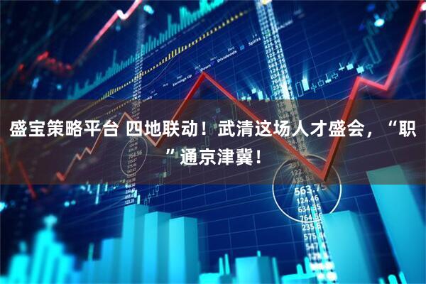 盛宝策略平台 四地联动！武清这场人才盛会，“职”通京津冀！